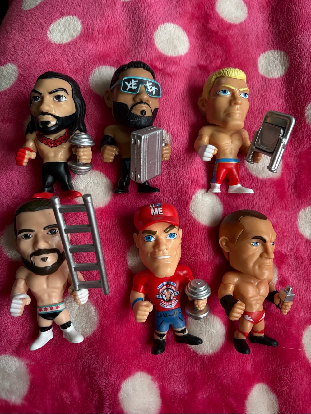 Wrestler Figure Set - Assorted Colors - Kids Toys